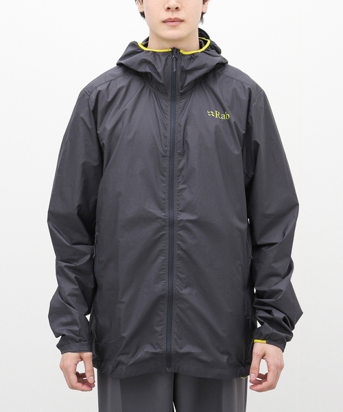 Rab（ラブ）の「【Rab/ラブ】Vital Hoody（マウンテンパーカー・メンズ・チャコールグレー/イエロー・LARGE/MEDIUM/SMALL）」の4枚目の写真