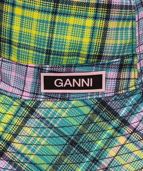 GANNI（ガニー）の「Recycled Tech Bucket Hat Print（ハット・レディース・その他・XS/S/M/L）」の4枚目の写真
