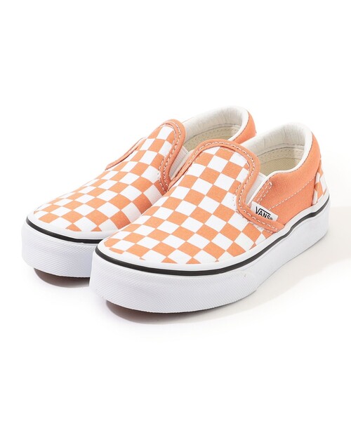 TOMORROWLAND （トゥモローランド）の「VANS スリッポン（スニーカー・キッズ・グレー/ピンク系その他・21/20/19/17.5/16.5）」の2枚目の写真