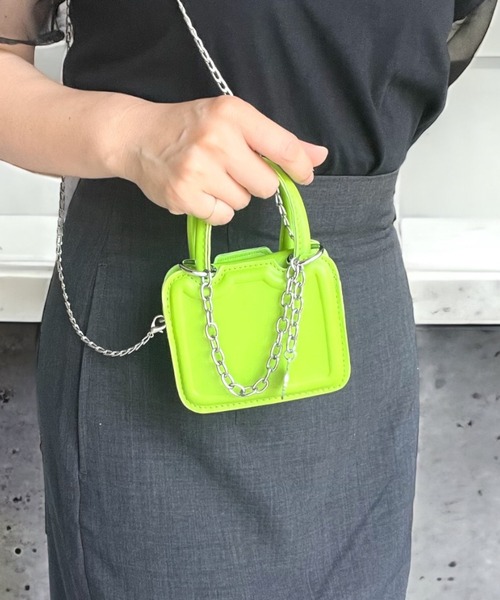 セール】2wayマイクロミニチェーンショルダーバッグ（ショルダー