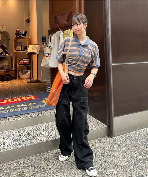 Chick(チック)の「▲Loose Fit Vintage Military Cargo Pants / ルーズフィット ヴィンテージ ワーク カーゴパンツ(カーゴパンツ・メンズ・ブラック/カーキ・L/XL)」の7枚目の写真