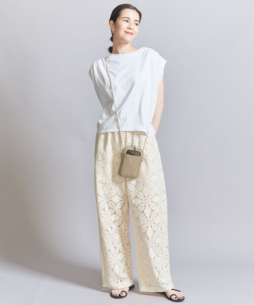 BEAUTY&YOUTH UNITED ARROWS（ビューティーアンドユースユナイテッドアローズ）の「ポリエステル ジップスリム ウォレットショルダー（ポーチ・レディース・ブラック/モカ/その他1・FREE）」の10枚目の写真