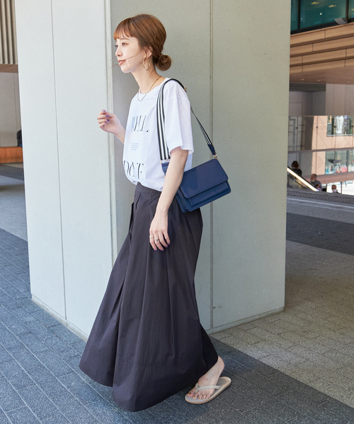 B.C STOCK（ベーセーストック）の「《追加》ラインテープショルダー（ショルダーバッグ・レディース・ブラック/アイボリー/シルバー/ネイビー・FREE）」の16枚目の写真