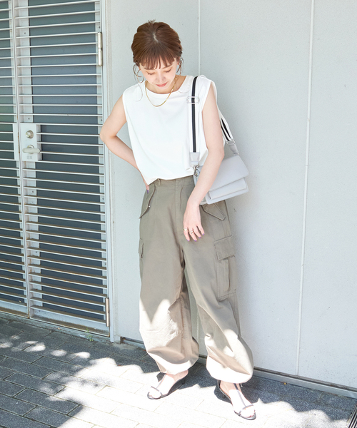 B.C STOCK（ベーセーストック）の「《追加》ラインテープショルダー（ショルダーバッグ・レディース・ブラック/アイボリー/シルバー/ネイビー・FREE）」の12枚目の写真