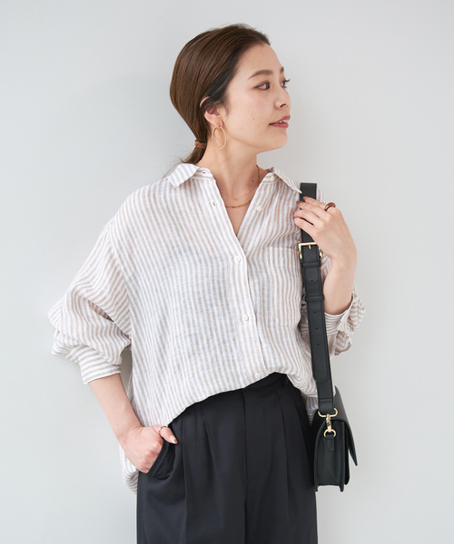 B.C STOCK（ベーセーストック）の「《追加》ラインテープショルダー（ショルダーバッグ・レディース・ブラック/アイボリー/シルバー/ネイビー・FREE）」の13枚目の写真