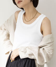 NOLLEY’S | ヴィンテージリブ2WAYタンクトップ(タンクトップ)