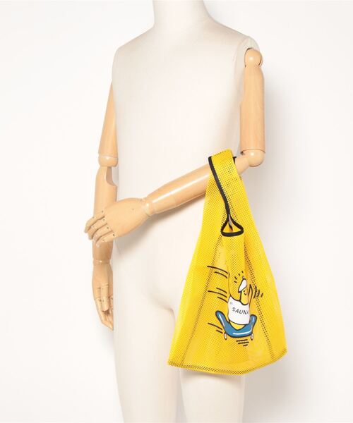 ADPOSION（アドポーション）の「（What it isNt）ART BY MARKGONZALES / SAUVENIR コラボ メッシュトートバッグ（トートバッグ・レディース・イエロー・FREE）」の7枚目の写真