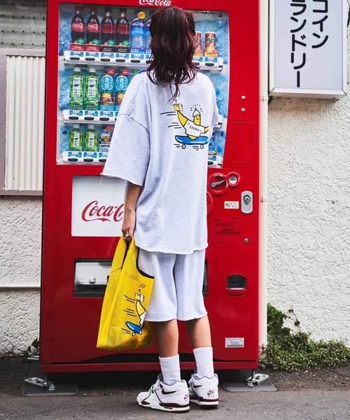 ADPOSION（アドポーション）の「（What it isNt）ART BY MARKGONZALES / SAUVENIR コラボ メッシュトートバッグ（トートバッグ・レディース・イエロー・FREE）」の10枚目の写真