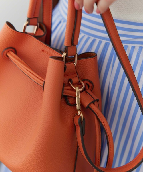 Edit Sheen（エディットシーン）の「コロンミニ（ハンドバッグ・レディース・ホワイト/オレンジ/モカ・FREE）」の7枚目の写真