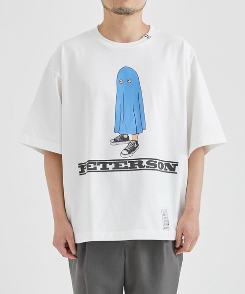 MIHARAYASUHIRO（ミハラヤスヒロ）の「【MIHARAYASUHIRO/ミハラヤスヒロ】PETERSON printed Tee/ピーターソンプリントTEE（Tシャツ/カットソー・メンズ・ホワイト・44/46/48）」の3枚目の写真