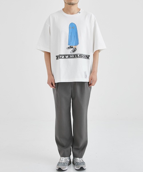 MIHARAYASUHIRO（ミハラヤスヒロ）の「【MIHARAYASUHIRO/ミハラヤスヒロ】PETERSON printed Tee/ピーターソンプリントTEE（Tシャツ/カットソー・メンズ・ホワイト・44/46/48）」の7枚目の写真