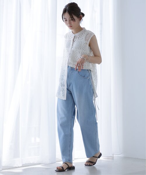 frames RAY CASSIN（フレームスレイカズン）の「カーブデニムパンツ（デニムパンツ・レディース・ライトインディゴブルー/ケミカルウォッシュ/インディゴブルー・FREE）」の10枚目の写真