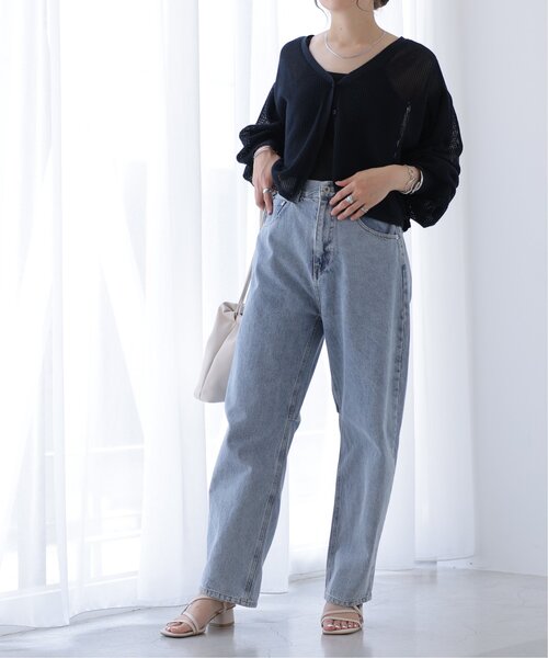 frames RAY CASSIN（フレームスレイカズン）の「カーブデニムパンツ（デニムパンツ・レディース・ライトインディゴブルー/ケミカルウォッシュ/インディゴブルー・FREE）」の14枚目の写真