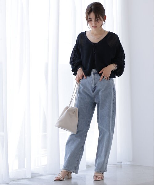 frames RAY CASSIN（フレームスレイカズン）の「カーブデニムパンツ（デニムパンツ・レディース・ライトインディゴブルー/ケミカルウォッシュ/インディゴブルー・FREE）」の15枚目の写真