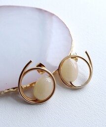 カラーアクリル＋フープピアス