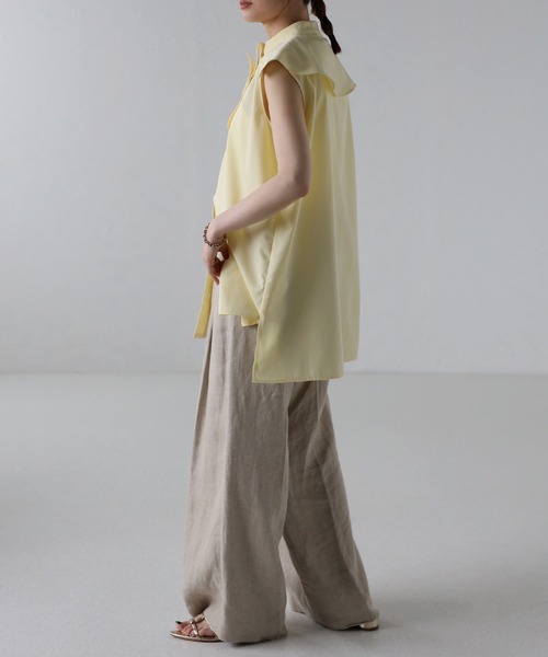 リボンデザインセーラーカラーブラウス（シャツ/ブラウス