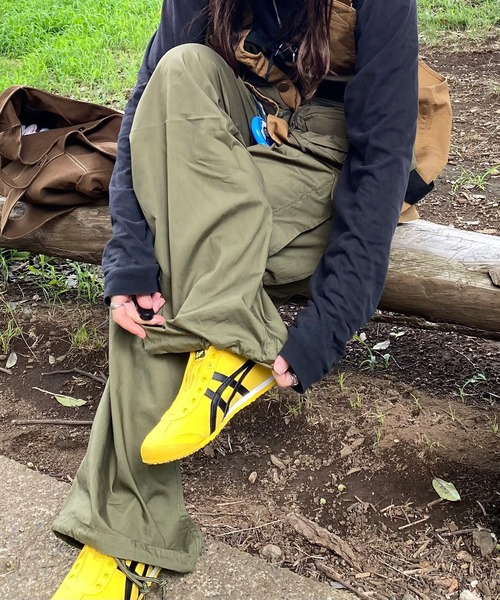 Snap club(スナップクラブ)の「【Snap club】ミリタリーパラシュートワイドカーゴパンツ(カーゴパンツ・レディース・ホワイト/ピンク/ブラック/カーキ・FREE)」の20枚目の写真