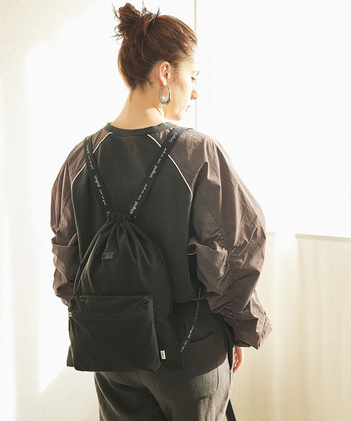 Ungrid ナイロン混ナップサック ナイロン混ナップサック（バックパック/リュック）｜Ungrid