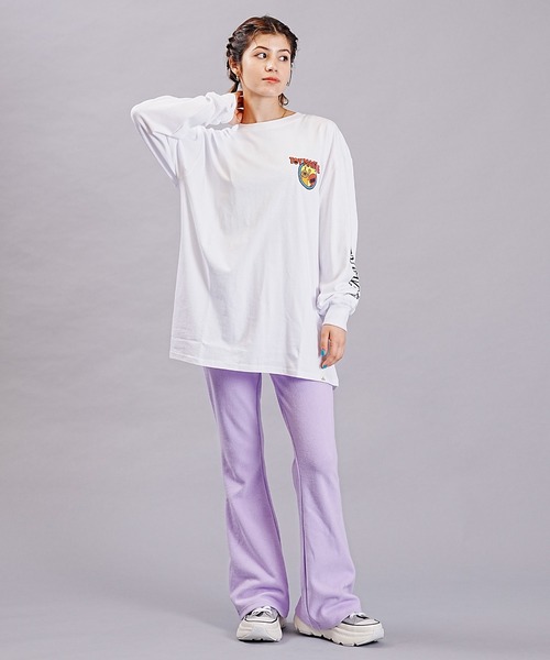 TOY　MACHINE（トイ　マシーン）の「【ムラサキスポーツ別注】TOY MACHINE/トイマシーン ロゴロンＴ オーバーサイズ バックロゴ MTMFDLT16（Tシャツ/カットソー・レディース・ホワイト/オリーブ/ブラック・L/M）」の21枚目の写真