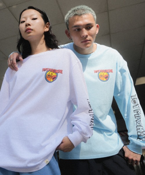TOY　MACHINE（トイ　マシーン）の「【ムラサキスポーツ別注】TOY MACHINE/トイマシーン ロゴロンＴ オーバーサイズ バックロゴ MTMFDLT16（Tシャツ/カットソー・レディース・ホワイト/オリーブ/ブラック・L/M）」の5枚目の写真