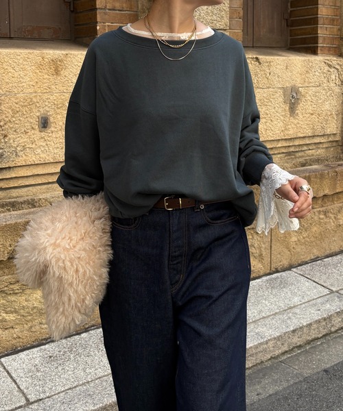 【DOUDOU】ダメージ裏毛プルオーバー ダメージ裏毛プルオーバー | DOUDOU(ドゥドゥ)レディース | PAL CLOSET