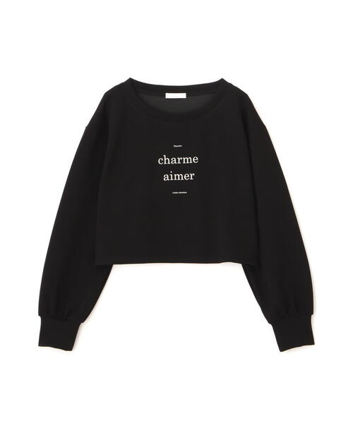 PROPORTION BODY DRESSING（プロポーションボディドレッシング）の「ロゴデザインショート丈プルオーバー / 1213260901（Tシャツ/カットソー・レディース・ブラック/ブルー/ホワイト系その他・FREE）」の4枚目の写真