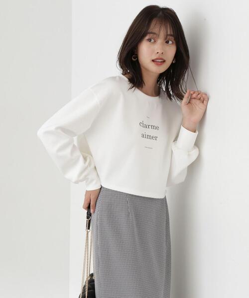 PROPORTION BODY DRESSING（プロポーションボディドレッシング）の「ロゴデザインショート丈プルオーバー / 1213260901（Tシャツ/カットソー・レディース・ブラック/ブルー/ホワイト系その他・FREE）」の16枚目の写真