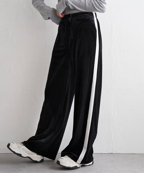 VENCEEXCHANGE（ヴァンスエクスチェンジ）の「ベロアラインパンツ（その他パンツ・レディース・グレー/ブラック/ブラウン・FREE）」の9枚目の写真