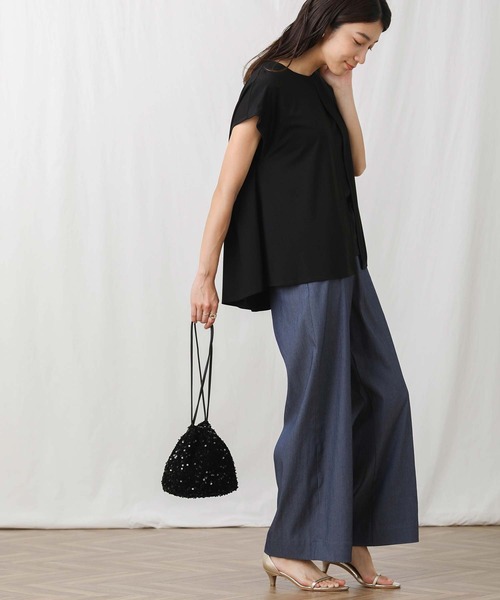 Gready Brilliant（グレディブリリアン）の「スパンコール巾着（クラッチバッグ・レディース・ブラック・FREE）」の2枚目の写真