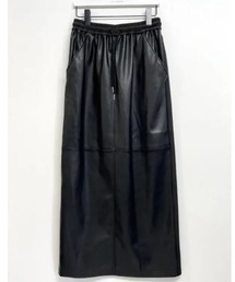 CHIGNON | CHIGNON フェイクレザー切替スカート(スカート)