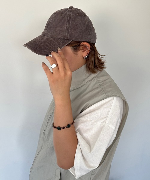 kutir（クティール）の「ウォッシュ加工キャップ（キャップ）」 - WEAR