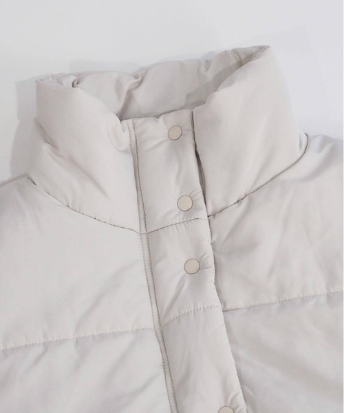 tiptop（ティップトップ）の「【選べる2タイプ】スタンドカラーBIGベスト（ベスト・レディース・ホワイト系その他/アイボリー/ブラック/ブラック系その他・FREE）」の11枚目の写真