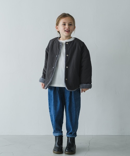 riziere（リジェール）の「リバーシブルフェイクファーブルゾン