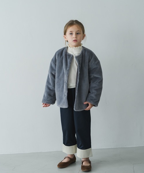 riziere（リジェール）の「リバーシブルフェイクファーブルゾン