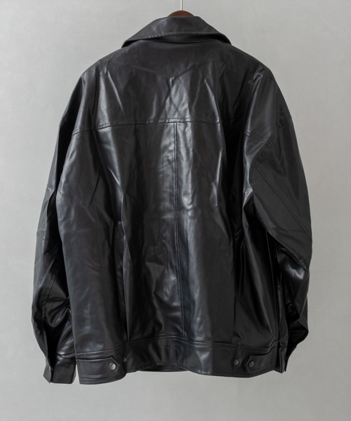 SpRay（スプレイ）の「エコレザ－ＢＩＧライダ－ス（ライダースジャケット・レディース・ブラック・FREE）」の17枚目の写真