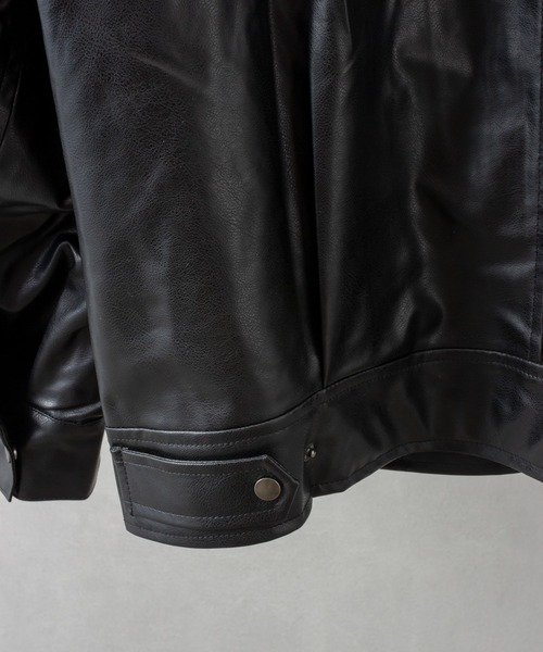 SpRay（スプレイ）の「エコレザ－ＢＩＧライダ－ス（ライダースジャケット・レディース・ブラック・FREE）」の19枚目の写真