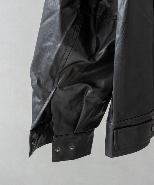 SpRay（スプレイ）の「エコレザ－ＢＩＧライダ－ス（ライダースジャケット・レディース・ブラック・FREE）」の20枚目の写真