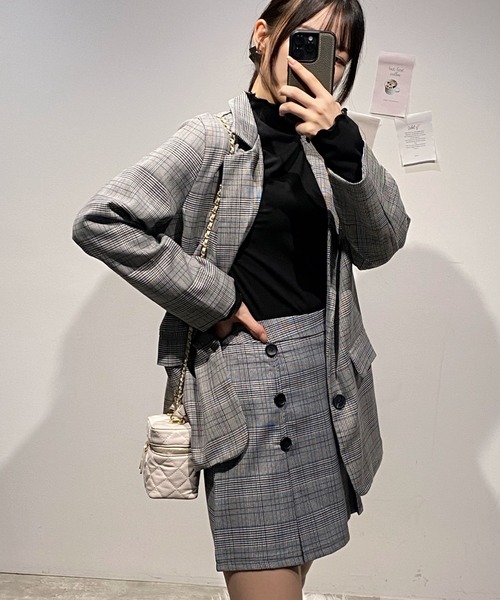 Ada.（エイダ）の「グレンチェック テーラード ジャケット（テーラード