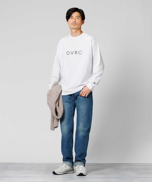 Right-on(ライトオン)の「バックグラフィック長袖Tシャツ(Tシャツ/カットソー・メンズ・ホワイト/ブラック・M/L/XL)」の9枚目の写真