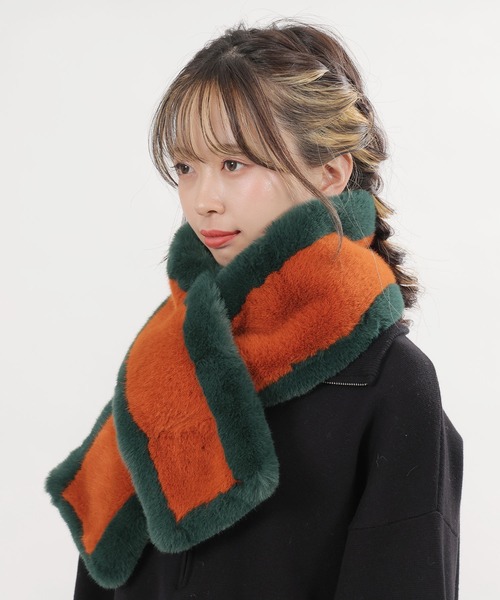 MARY QUANT（マリークワント）の「リバーシブルファー マフラー