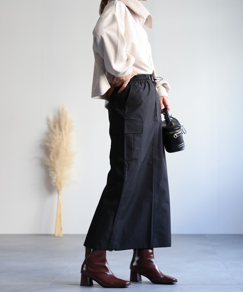 セール】バックスリットロングカーゴスカート（スカート）｜ap retro