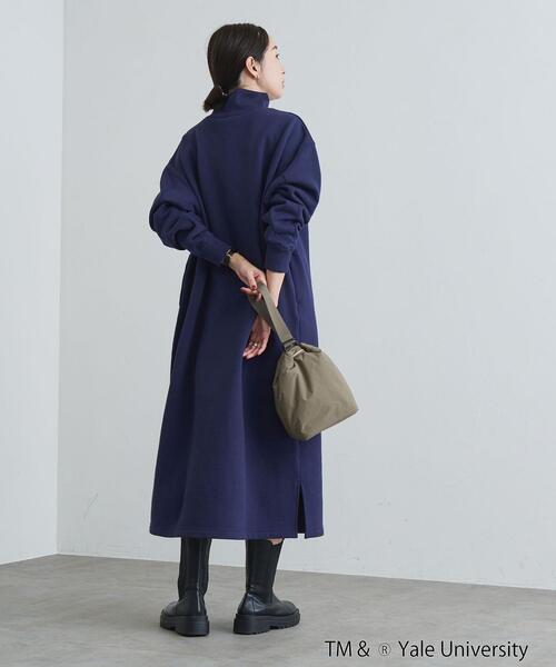 セール】YALE別注ヘビー裏起毛スウェットハイネックワンピース  