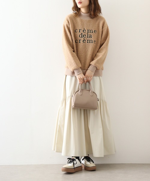 セール】BRODIAEA ボア刺繍プルオーバー（Tシャツ/カットソー