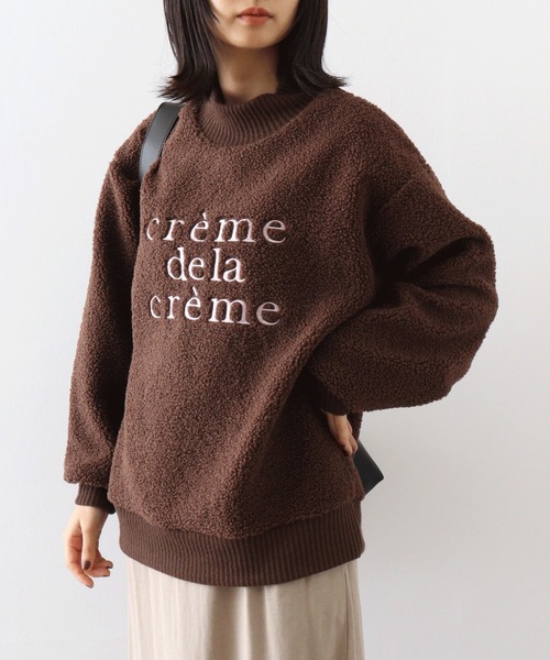 tシャツ BRODIAEA ボア刺繍プルオーバー レディース セール】BRODIAEA ボア刺繍プルオーバー（Tシャツ/カットソー