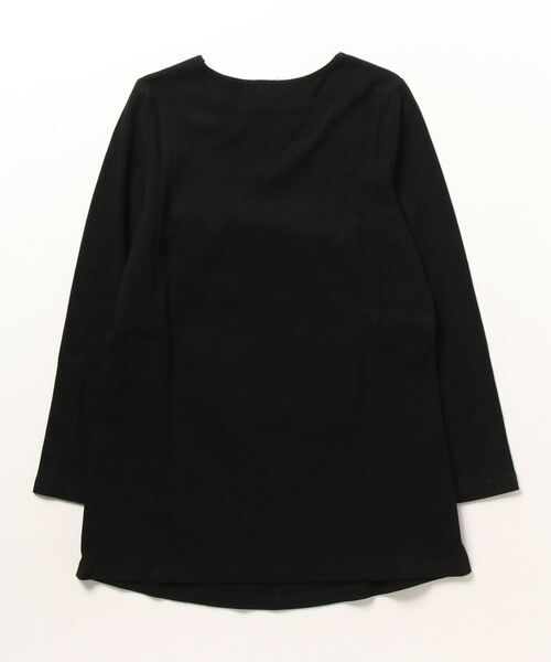 PATRIOT TAXI SELECT(パトリオットタクシーセレクト)の「【BREEZE CROSS CLOSET】授乳口付きテレコトップス(マタニティウェア/グッズ・レディース・ブラック/オフホワイト・M~L)」の14枚目の写真