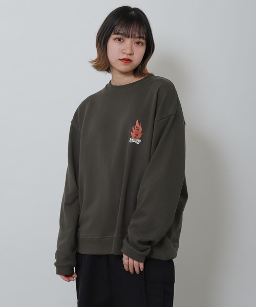 COBMASTER(コブマスター)の「【COBMASTER】 裏毛クルーネックスウェット(スウェット・メンズ・オリーブ/オートミール/チャコール/モカ・MEDIUM/LARGE)」の7枚目の写真