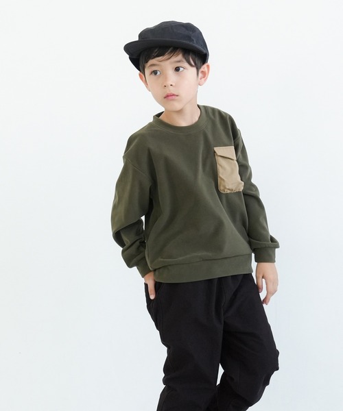 coca(coca)(コカ)の「【WEB限定セール】キッズ 裏フリースジョガーパンツ(スウェットパンツ・キッズ・ベージュ/ブラック・110/120/130/140)」の7枚目の写真