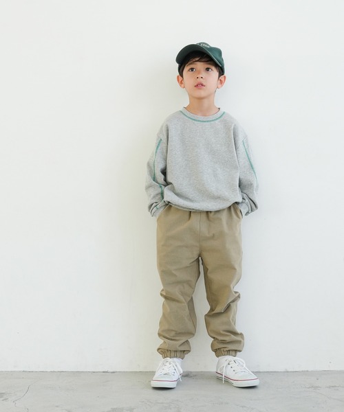 coca(coca)(コカ)の「【WEB限定セール】キッズ 裏フリースジョガーパンツ(スウェットパンツ・キッズ・ベージュ/ブラック・110/120/130/140)」の13枚目の写真