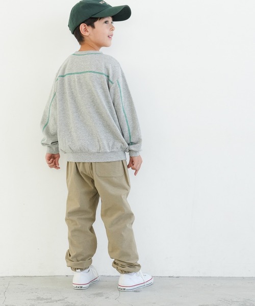 coca(coca)(コカ)の「【WEB限定セール】キッズ 裏フリースジョガーパンツ(スウェットパンツ・キッズ・ベージュ/ブラック・110/120/130/140)」の12枚目の写真