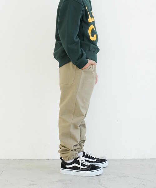 coca(coca)(コカ)の「【WEB限定セール】キッズ 裏フリースジョガーパンツ(スウェットパンツ・キッズ・ベージュ/ブラック・110/120/130/140)」の10枚目の写真